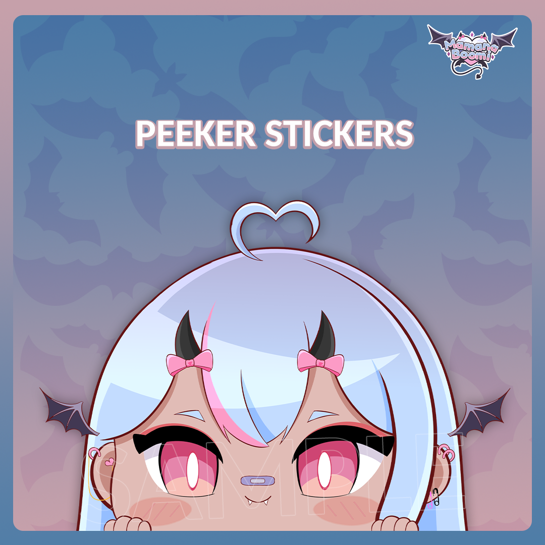 Boomi Mamana Peeker Stickers [2-Pack]