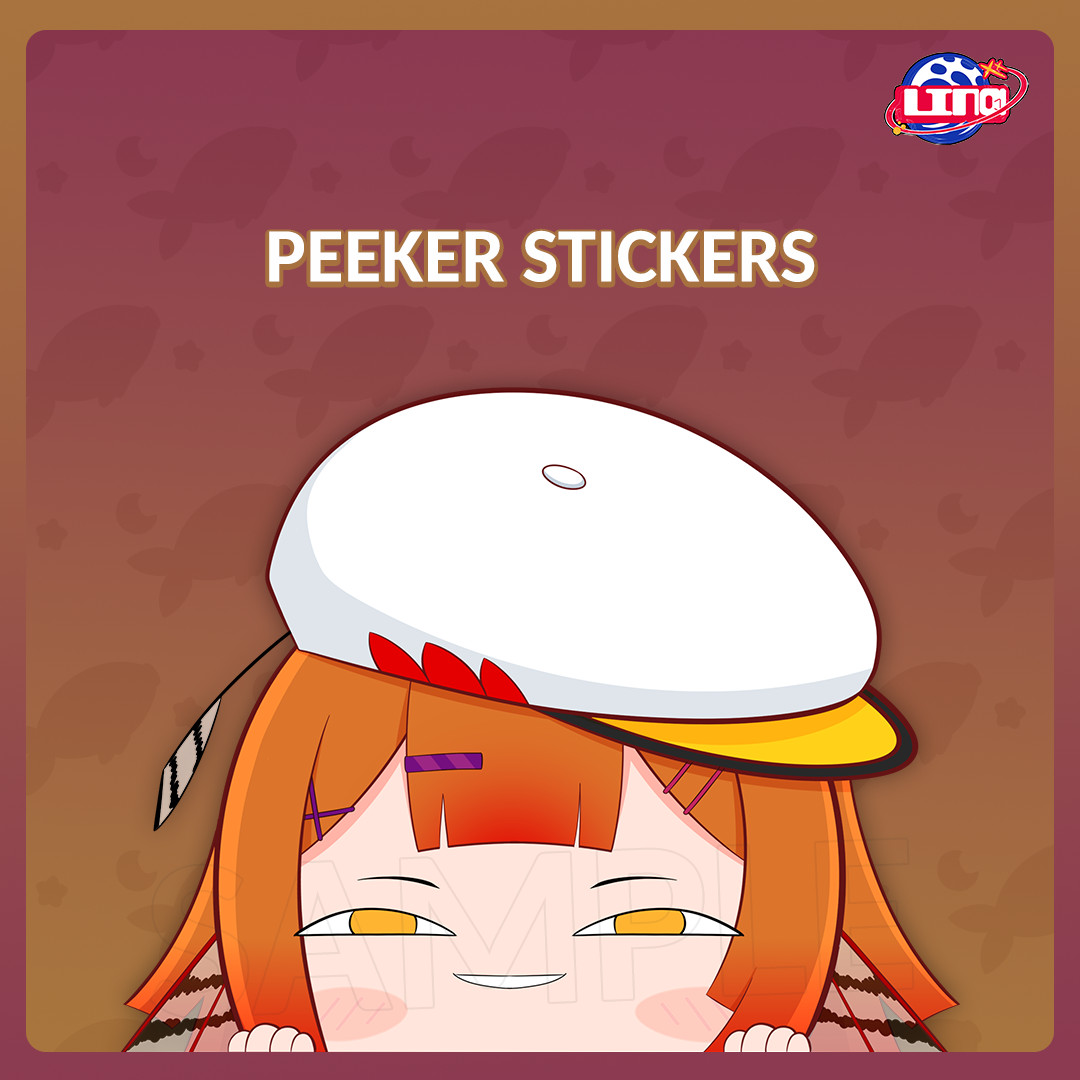 Angelina Kumalo Peeker Stickers [2-Pack]