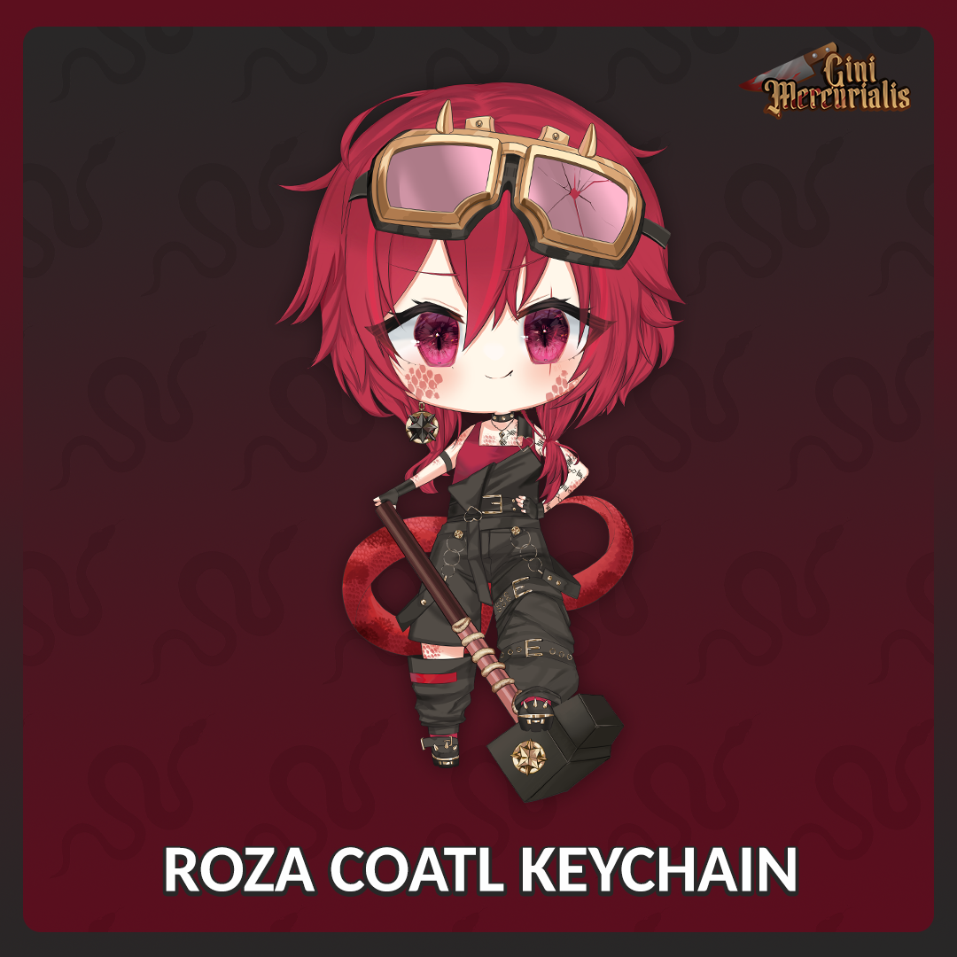 Chibi Roza Coatl Keychain