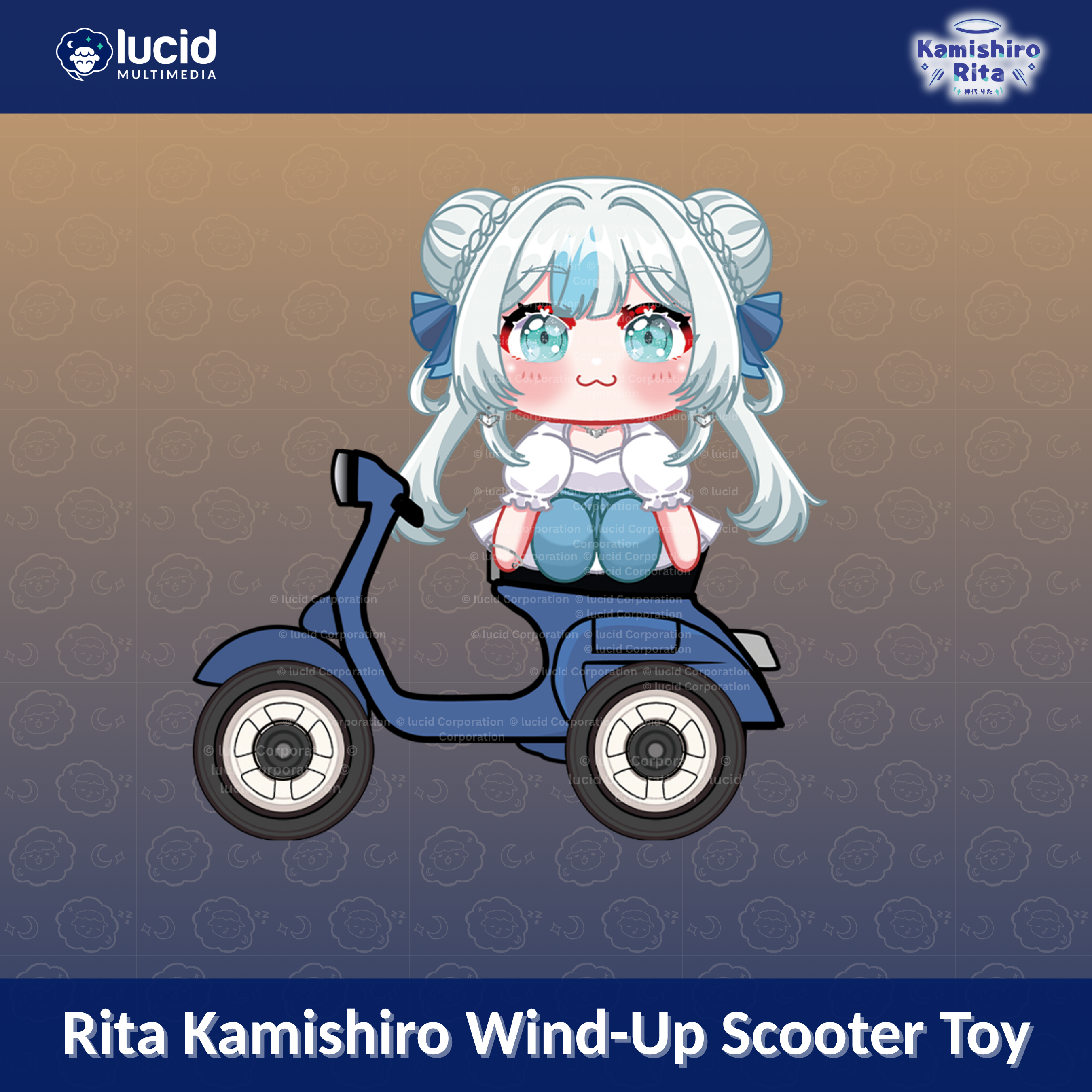 Rita Kamishiro Wind-Up Scooter Toy | lucid Multimedia