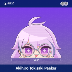 Akihiro Tokisaki Peeker Sticker