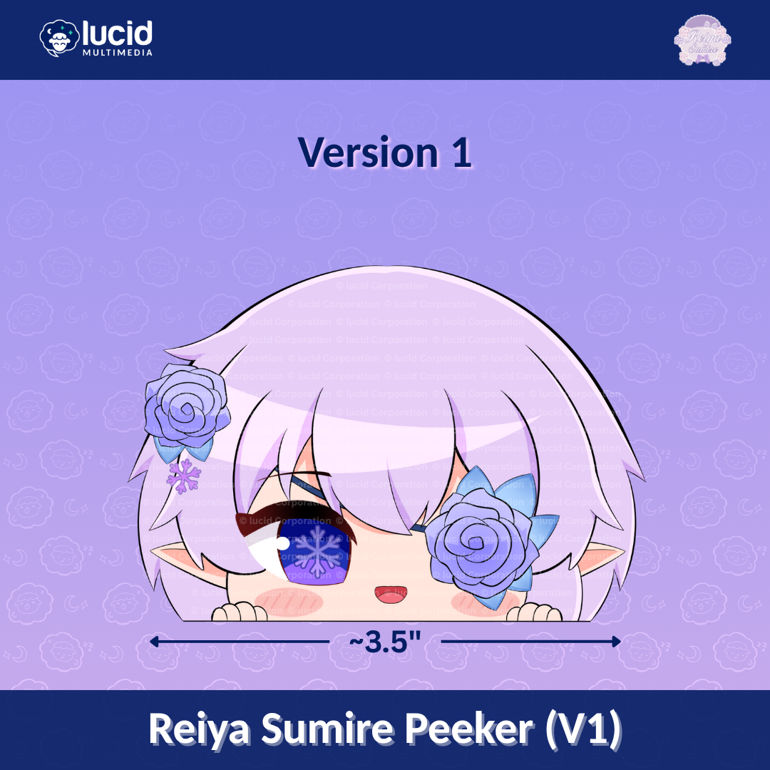 Reiya Sumire Peeker Sticker [Ver 1]