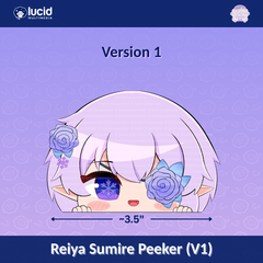 Reiya Sumire Peeker Sticker [Ver 1]