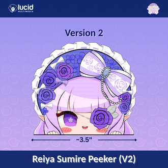 Reiya Sumire Peeker Sticker [Ver 2]