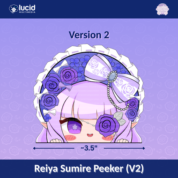 Reiya Sumire Peeker Sticker [Ver 2]