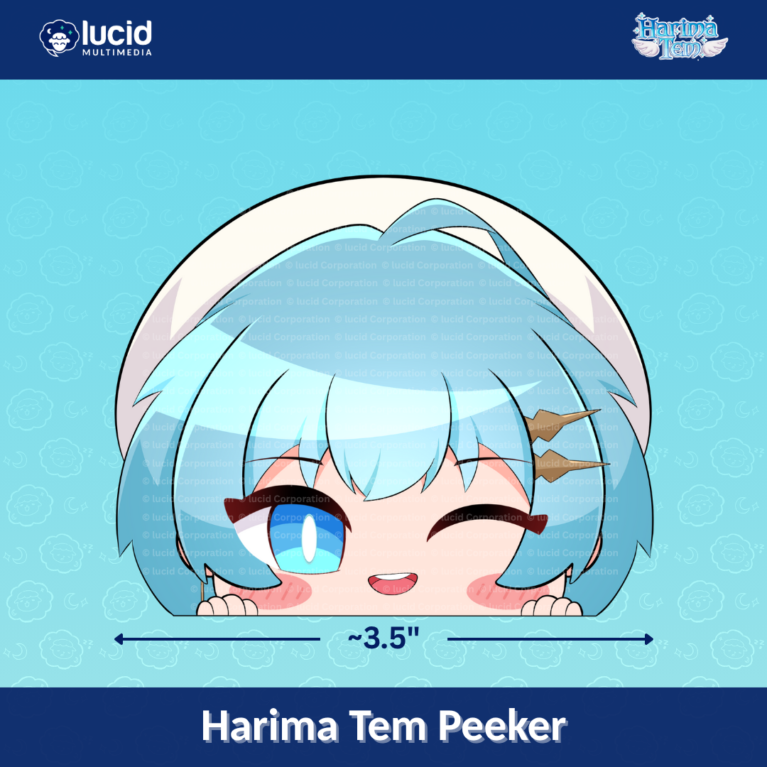 Harima Tem Peeker Sticker | lucid Multimedia