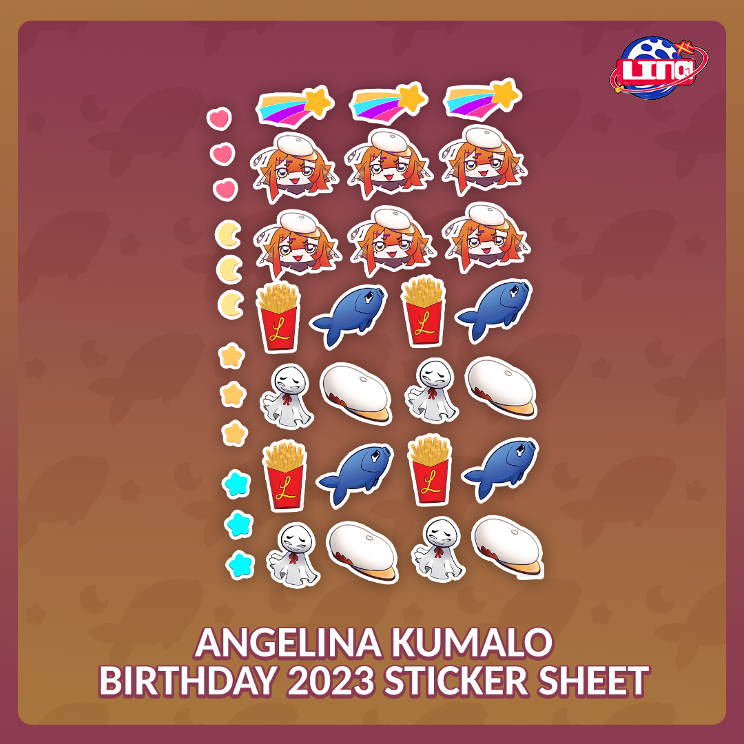 Angelina Kumalo Birthday Sticker Sheet